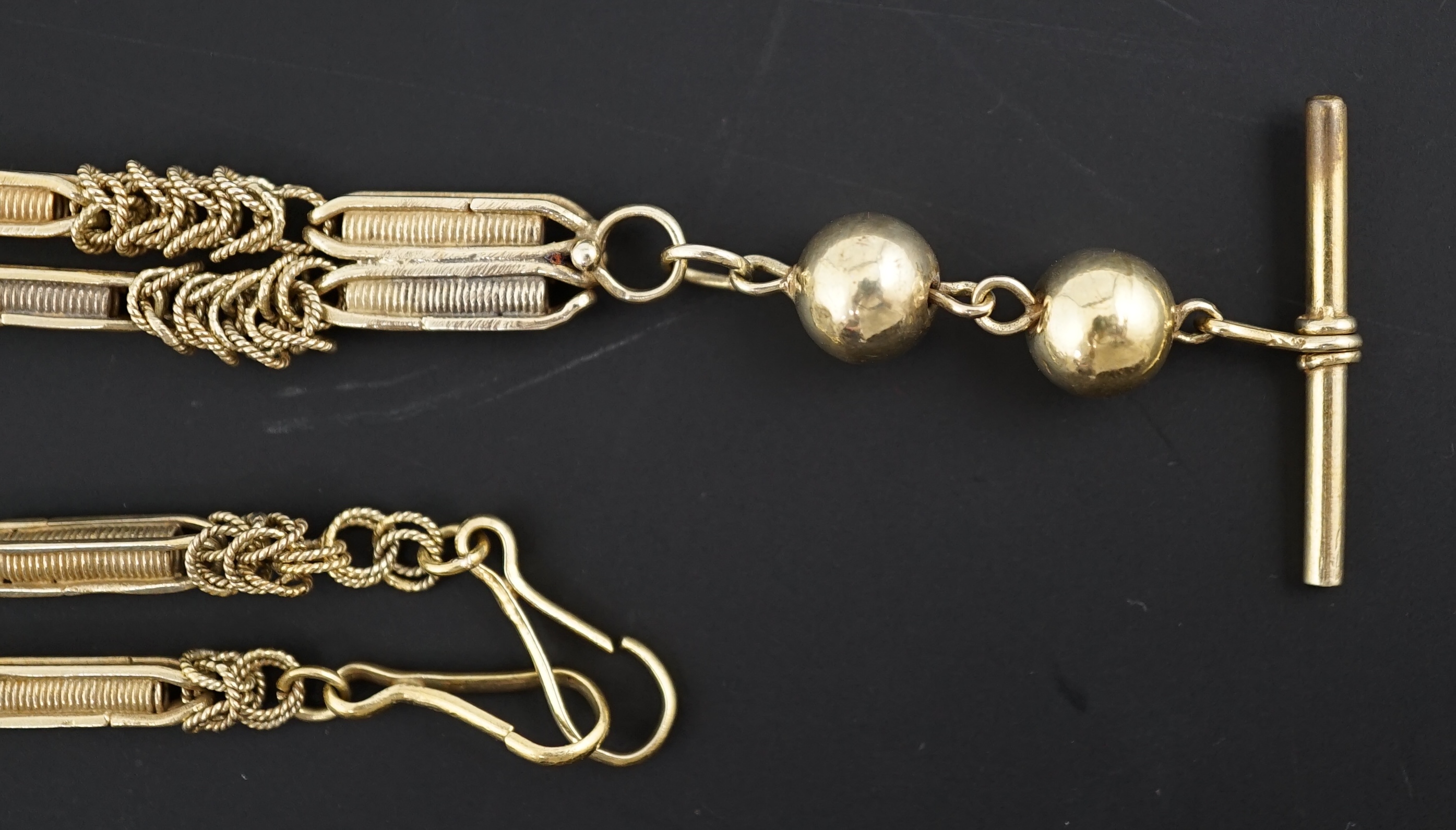 A 19th century continental gold albert